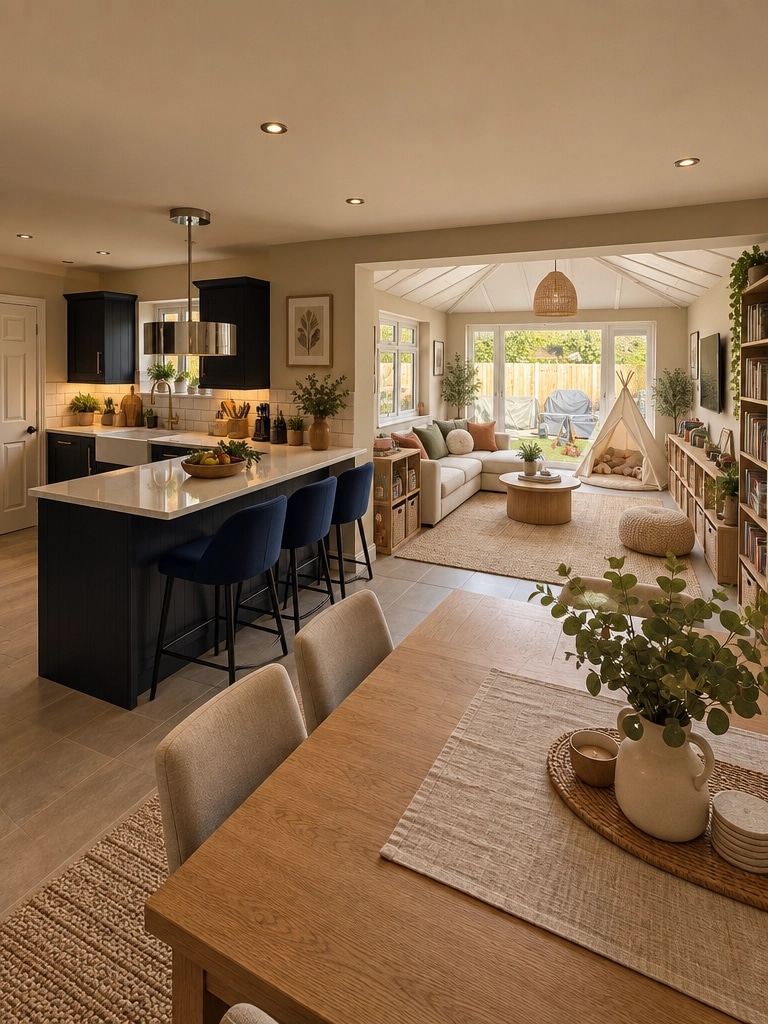 Interior design in Scandinavian style — Kitchen by GenRoom AI