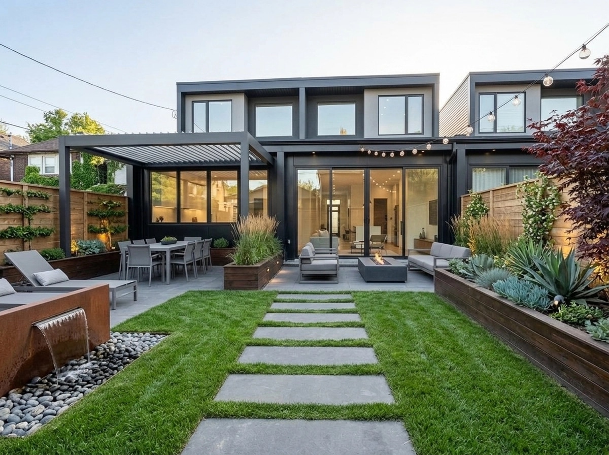 Landscape design in Contemporary Yard style — Yard by GenRoom AI