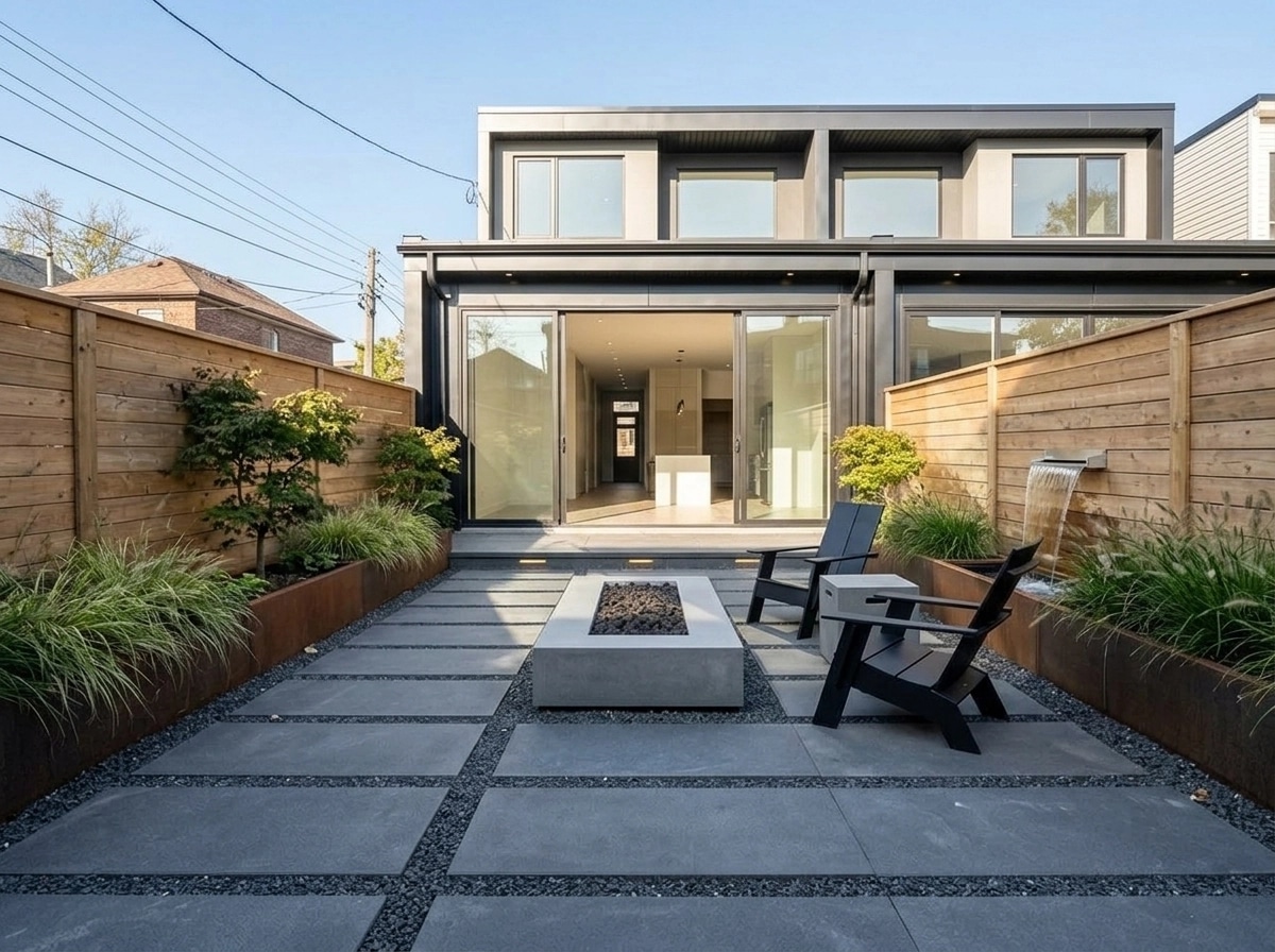 Landscape design in Minimalist Yard style — Yard by GenRoom AI
