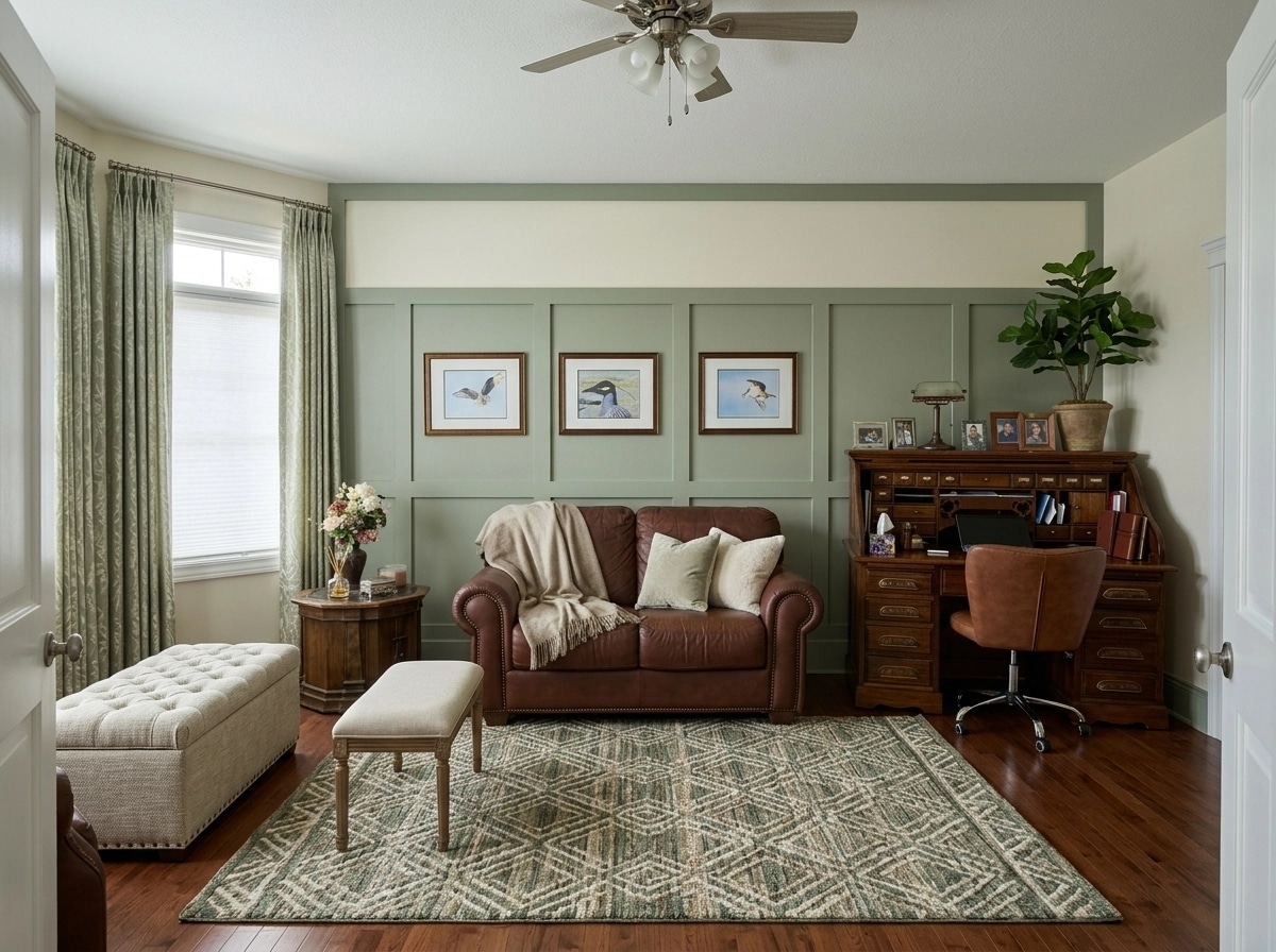 Interior design in Transitional style — Bedroom by GenRoom AI