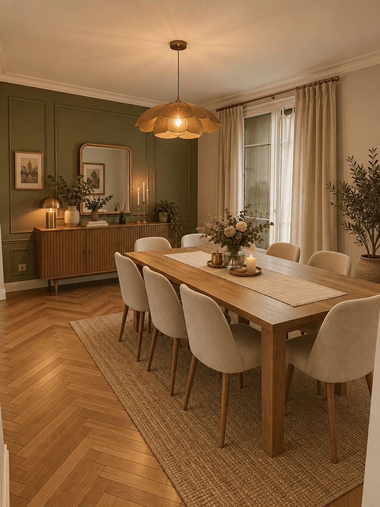 Interior design in French Parisian style — dining_room by GenRoom AI
