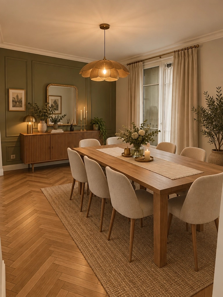 Interior design in French Parisian style — dining_room by GenRoom AI