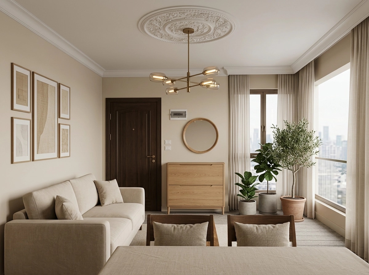 Interior design in Minimalism style — balcony by GenRoom AI