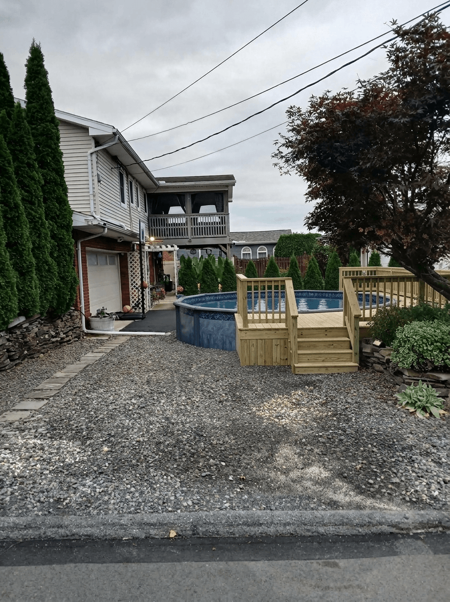 Yard design in no_style style — photo by GenRoom AI