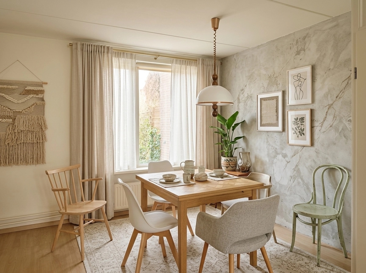 Interior design in Eclectic style — dining_room by GenRoom AI
