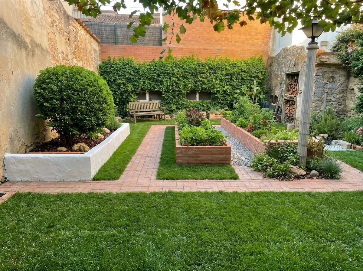 Landscape design in Eco Natural Garden style — Yard by GenRoom AI