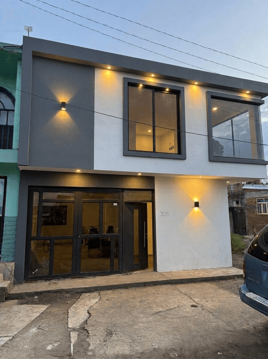 Facade design in no_style style — photo by GenRoom AI