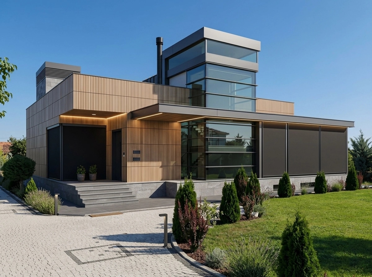Minimalist Facade Facade design — facade photo by GenRoom AI