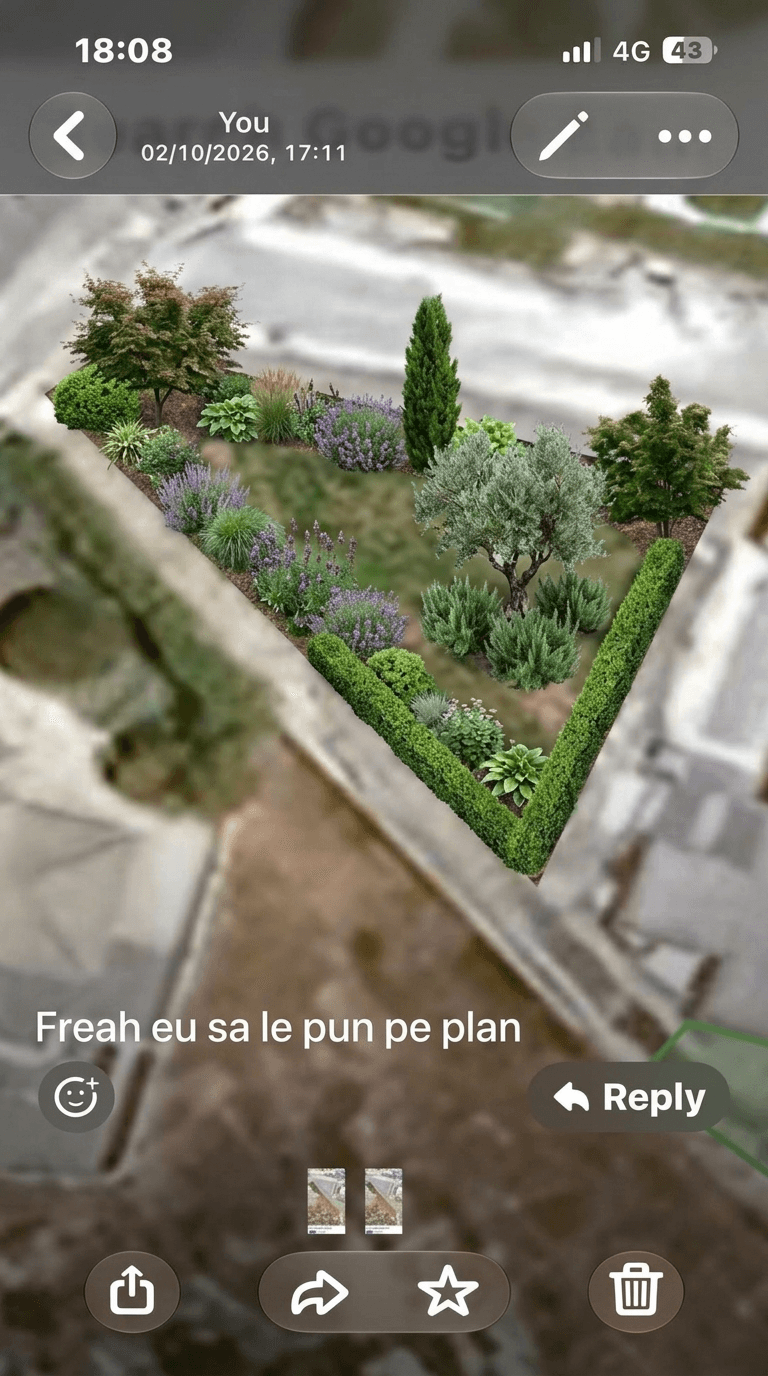 Yard design in no_style style — photo by GenRoom AI