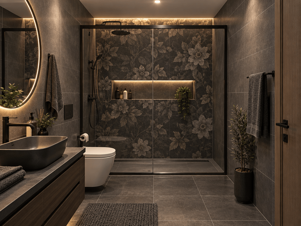 Bathroom interior in no_style style — photo by GenRoom AI