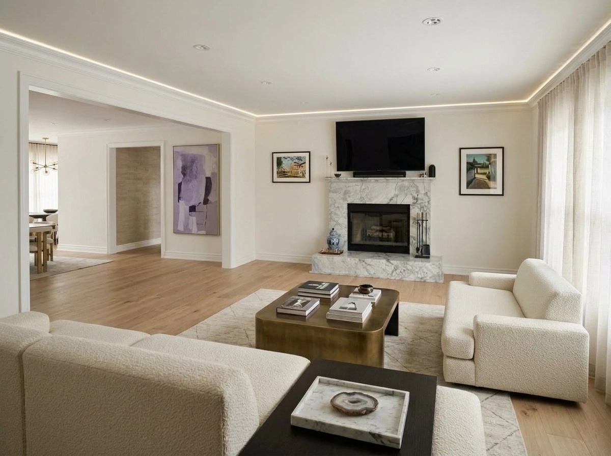 Interior design in Contemporary style — Living Room by GenRoom AI