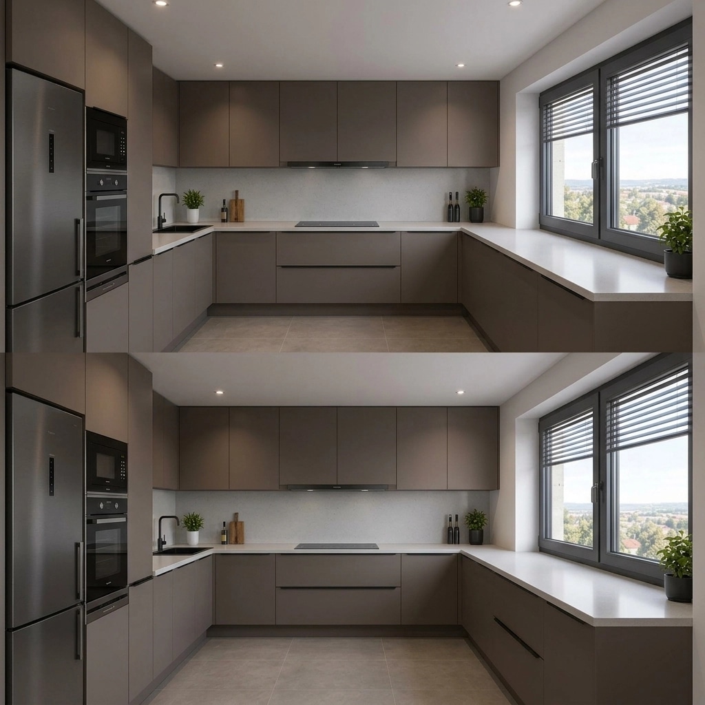 Kitchen interior in no_style style — photo by GenRoom AI