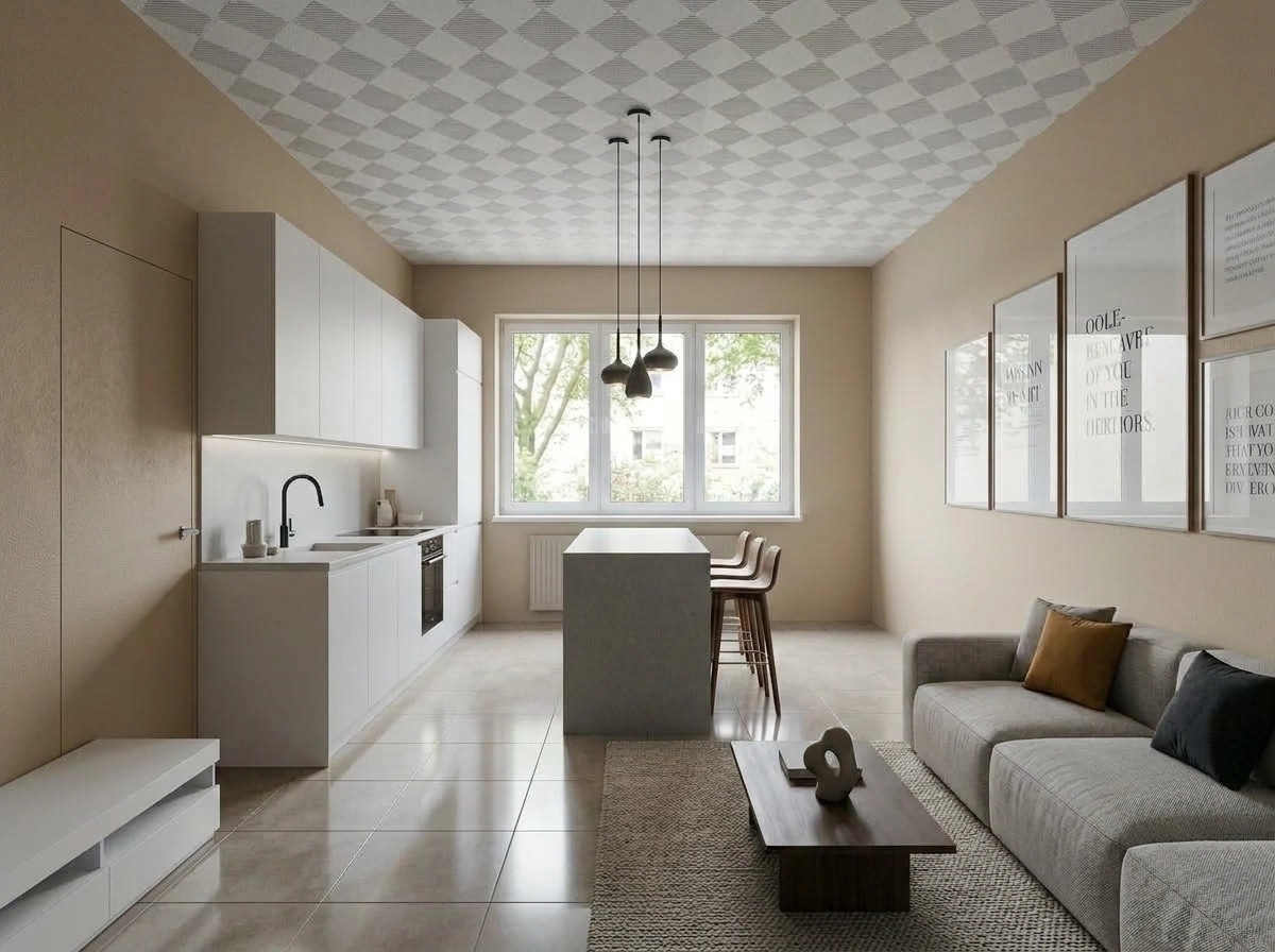 Minimalism Kitchen design — interior photo by GenRoom AI