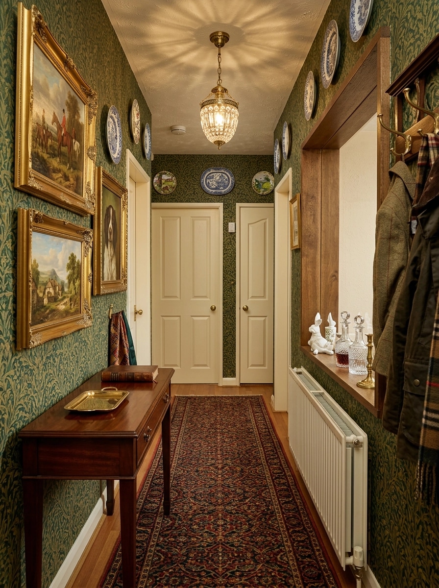 British Hallway design — interior photo by GenRoom AI