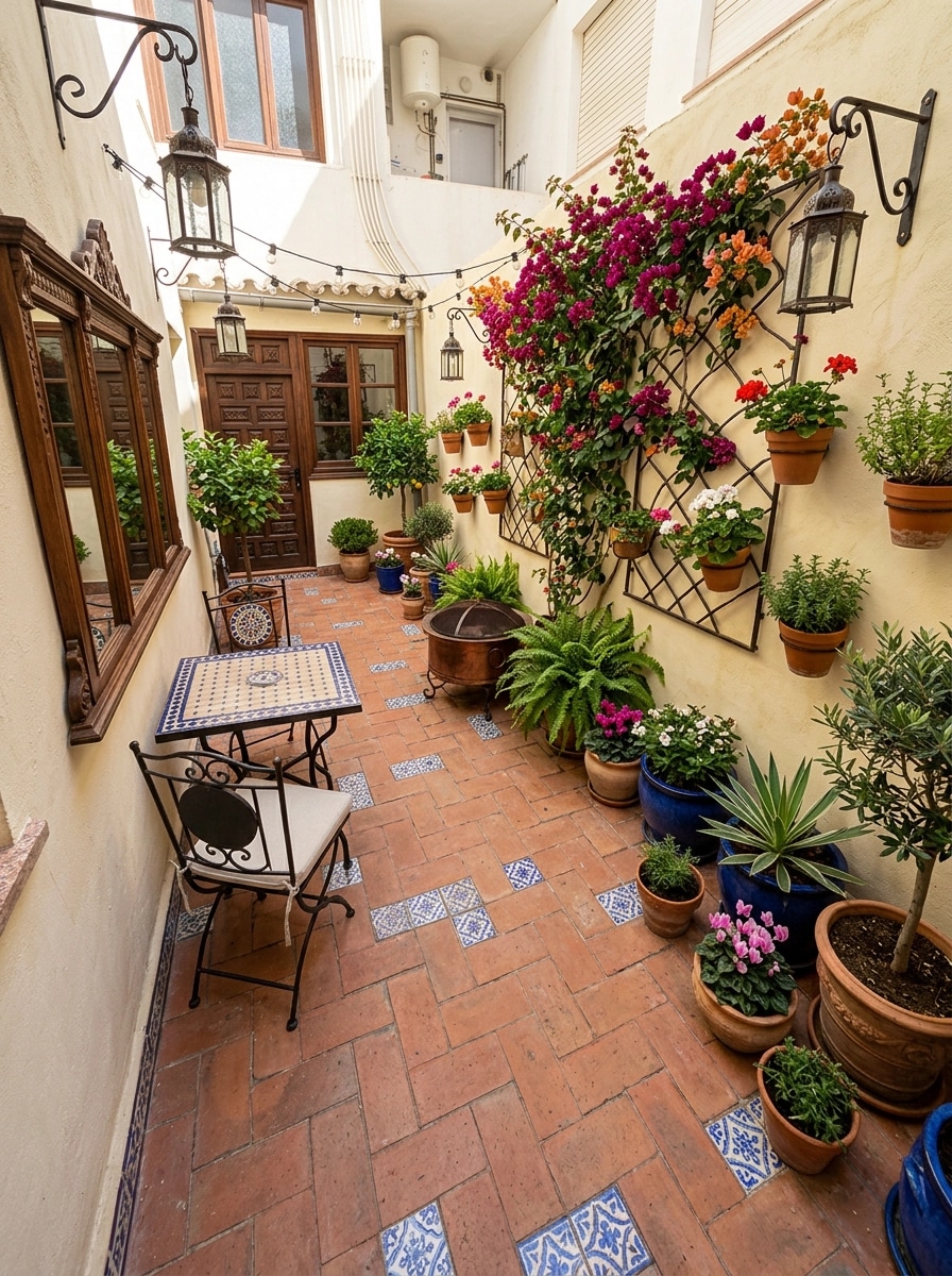Spanish Courtyard Yard design — yard photo by GenRoom AI
