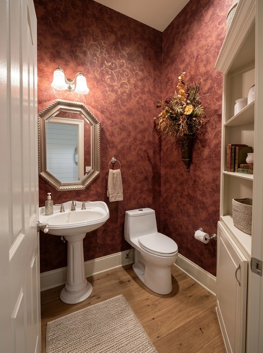 Interior design in Modern Farmhouse style — Bathroom by GenRoom AI