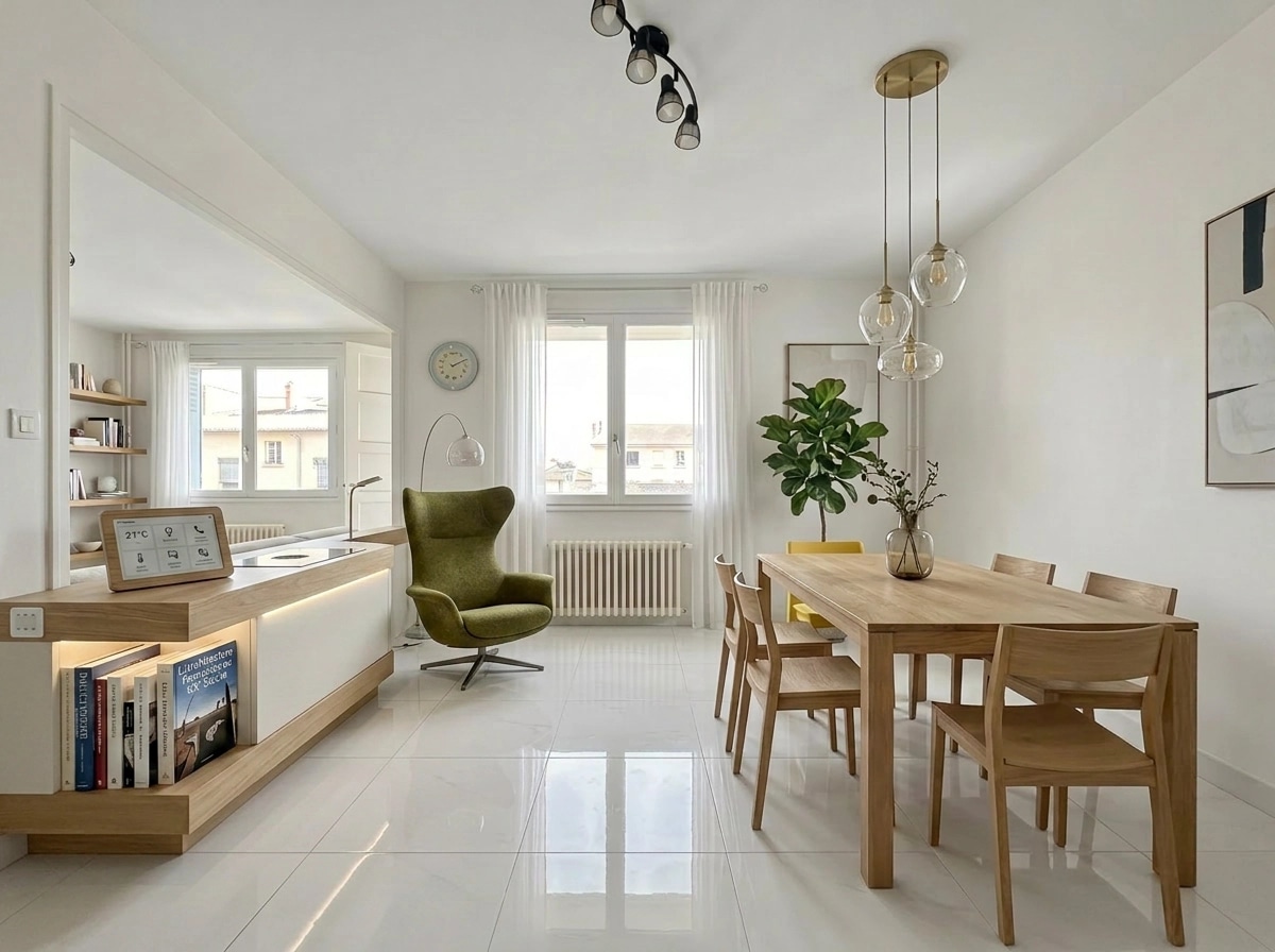 Minimalism Living Room design — interior photo by GenRoom AI