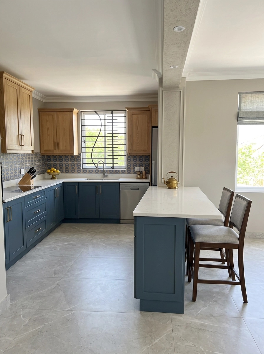 Interior design in Transitional style — Kitchen by GenRoom AI