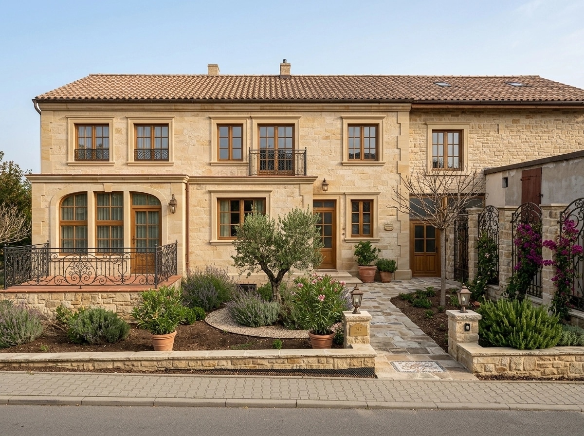 Facade design in Mediterranean Facade style — Facade by GenRoom AI