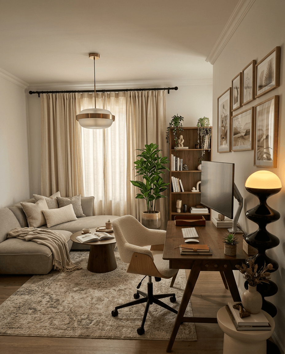 Interior design in Scandinavian style — Living Room by GenRoom AI