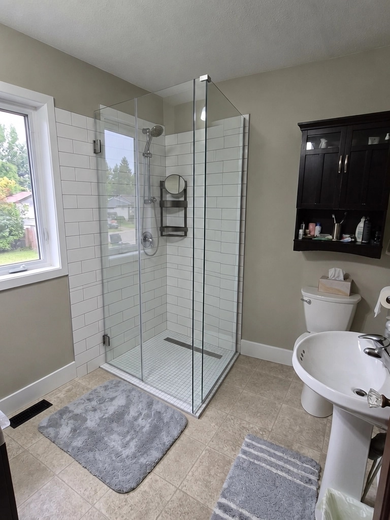 Bathroom interior in no_style style — photo by GenRoom AI