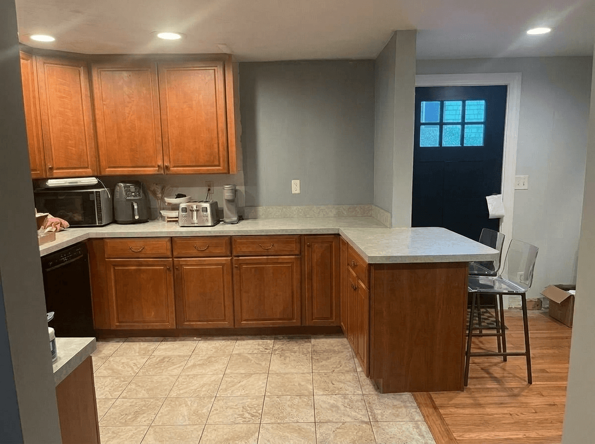 Kitchen interior in no_style style — photo by GenRoom AI