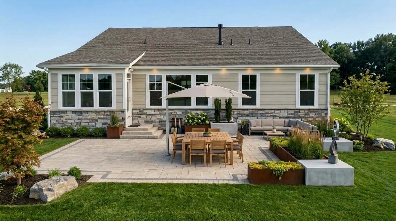 Contemporary Yard Yard design — yard photo by GenRoom AI