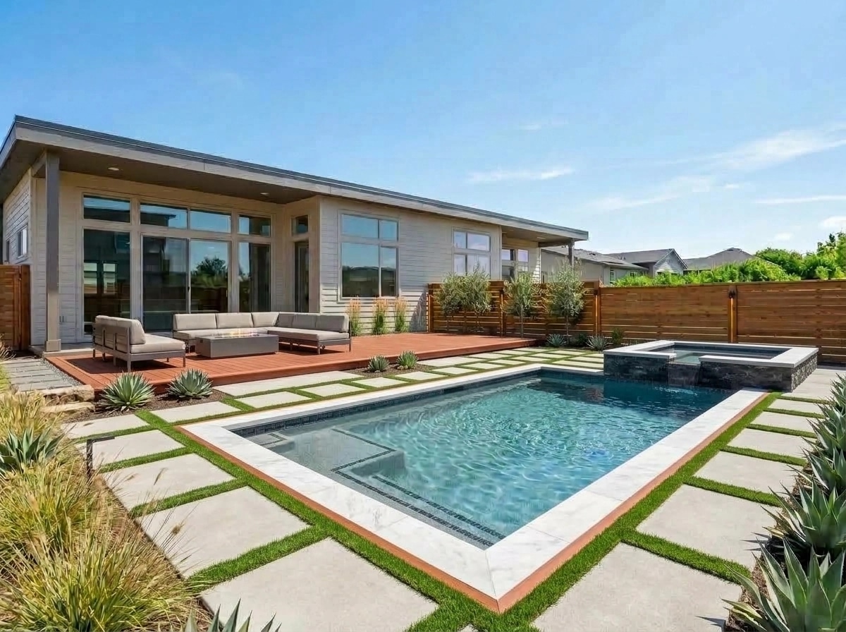 Contemporary Yard Yard design — yard photo by GenRoom AI