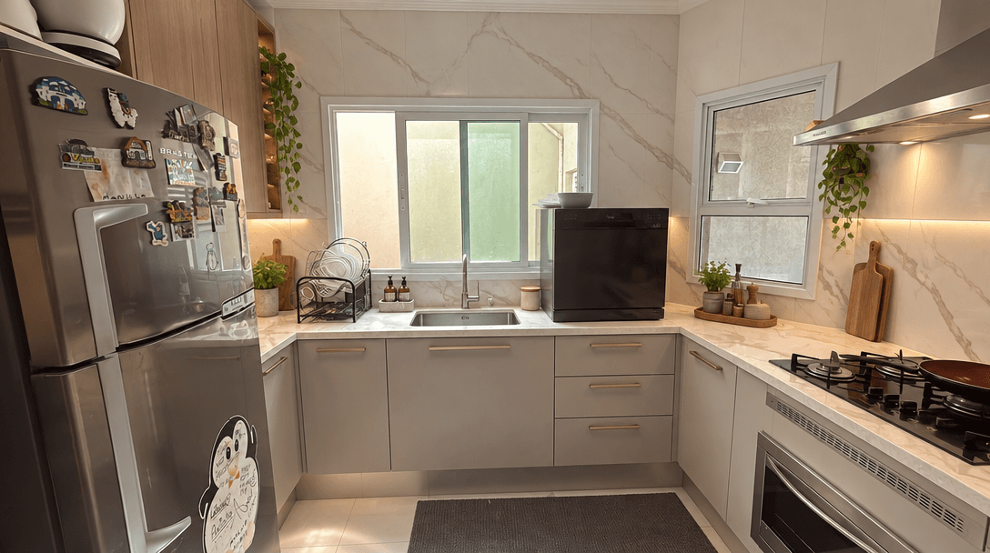 Kitchen interior in no_style style — photo by GenRoom AI