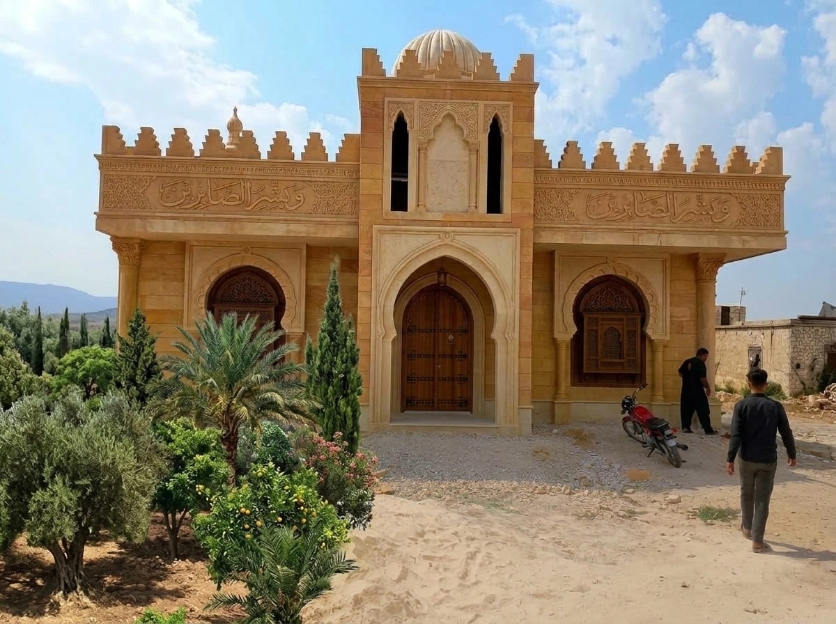 Arabian Facade Facade design — facade photo by GenRoom AI