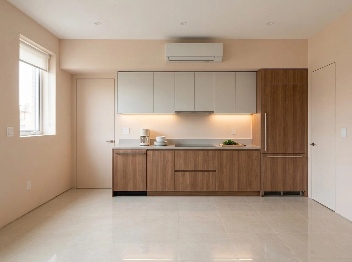 Minimalism Kitchen design — interior photo by GenRoom AI