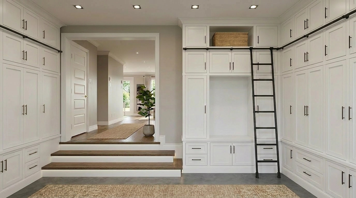 Hallway interior in Transitional style — photo by GenRoom AI