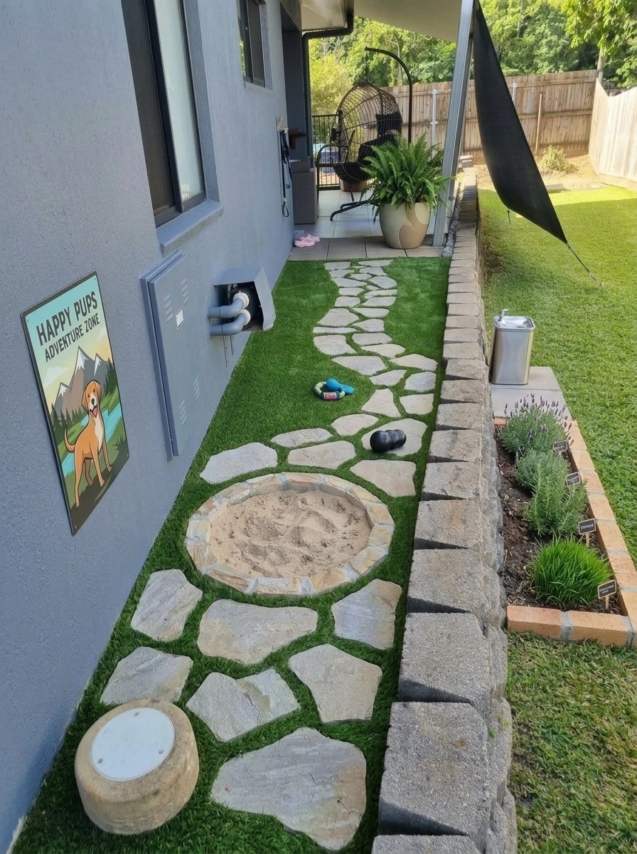 Yard design in no_style style — photo by GenRoom AI