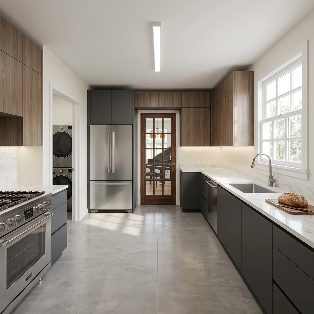 Interior design in Contemporary style — Kitchen by GenRoom AI