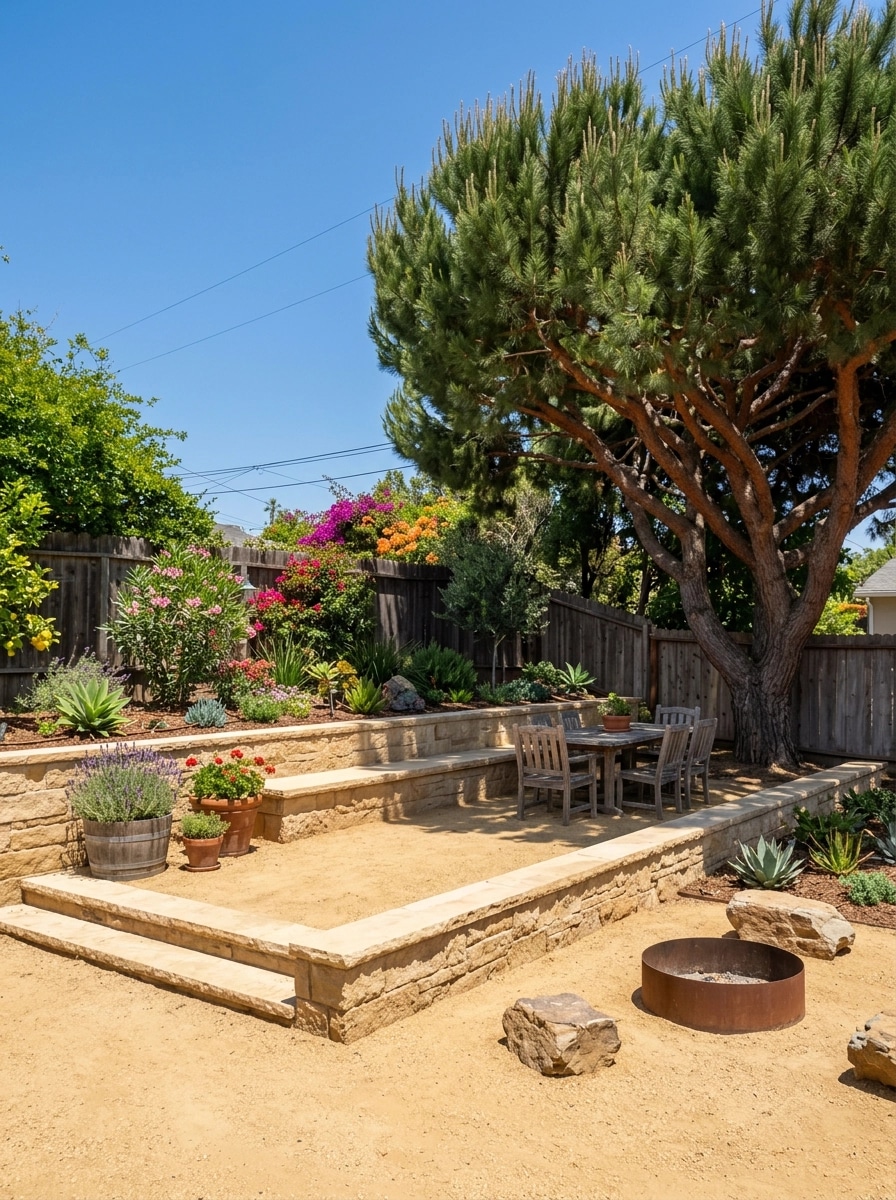 Mediterranean Yard Yard design — yard photo by GenRoom AI