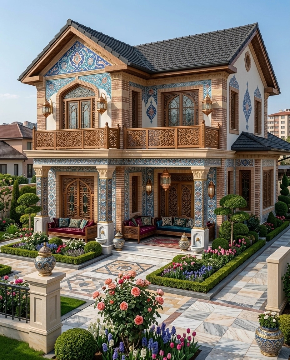 Ottoman Facade Facade design — facade photo by GenRoom AI