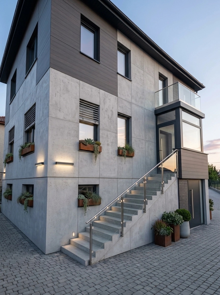 Facade design in Contemporary Facade style — Facade by GenRoom AI
