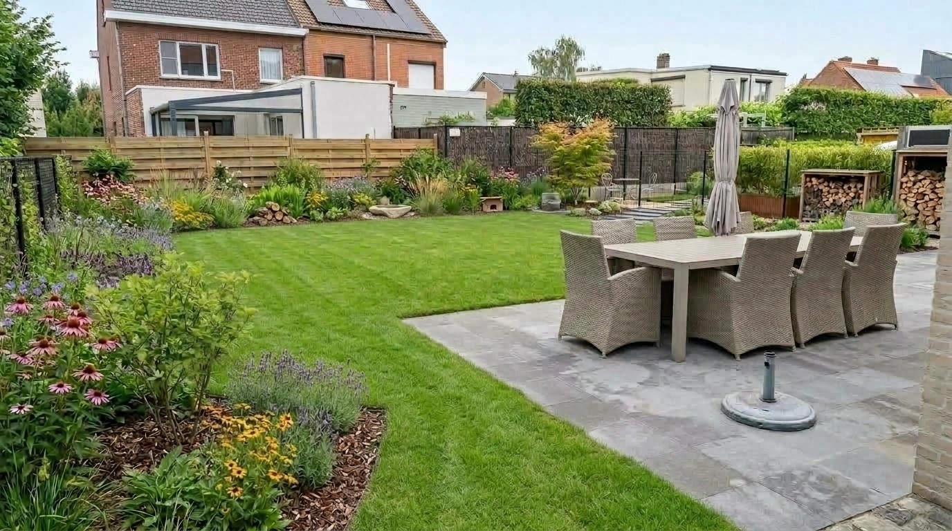 Landscape design in Eco Natural Garden style — Yard by GenRoom AI