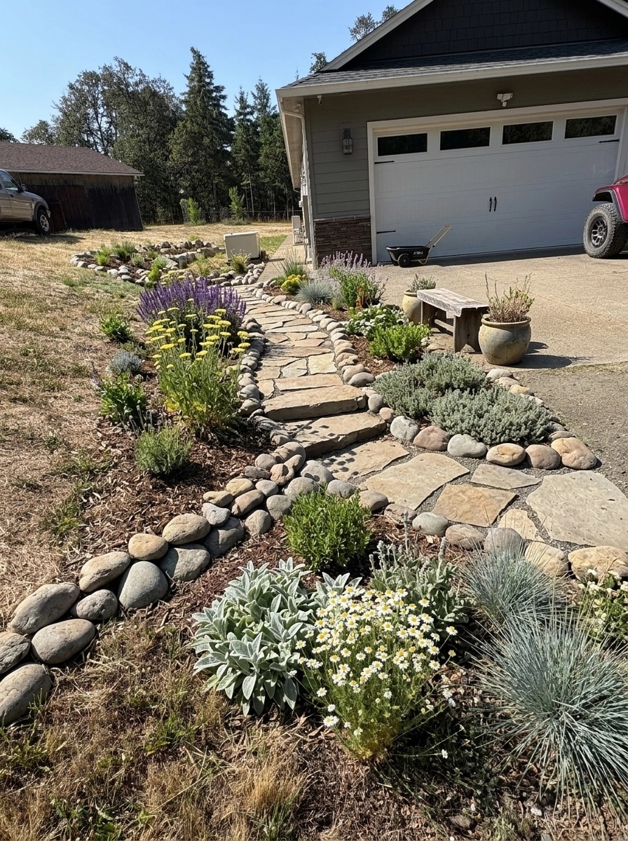 Yard design in no_style style — photo by GenRoom AI