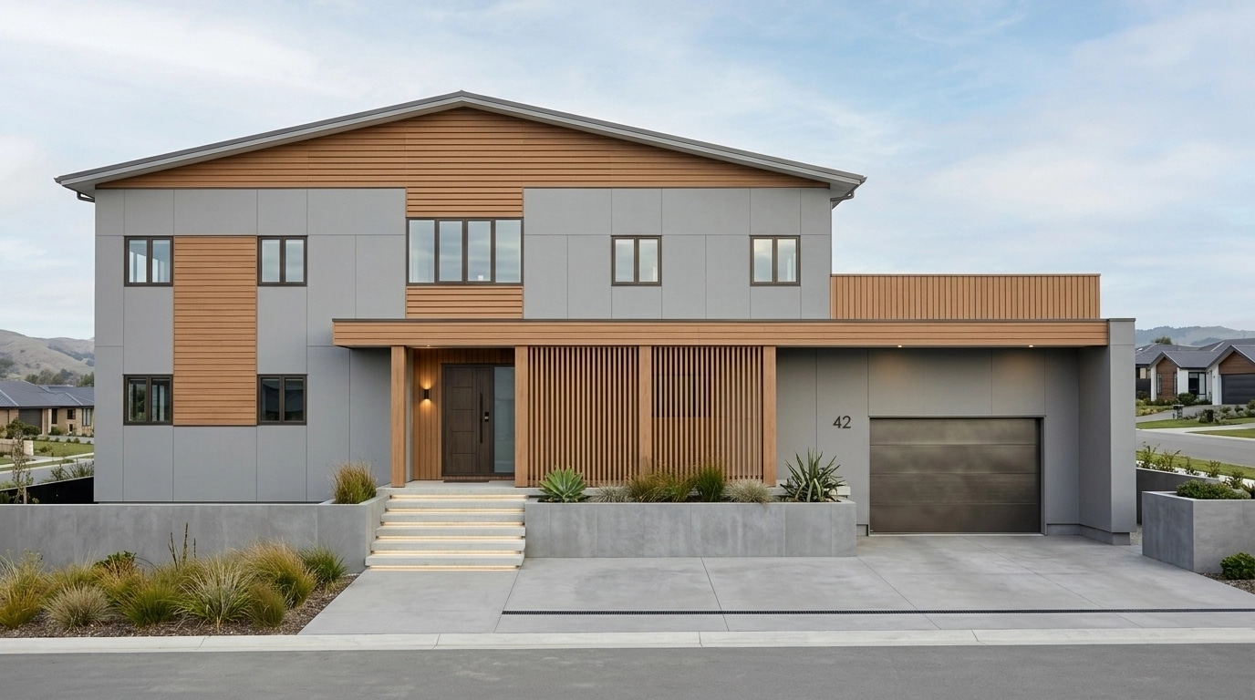 Contemporary Facade Facade design — facade photo by GenRoom AI
