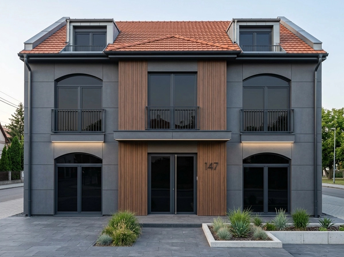 Contemporary Facade Facade design — facade photo by GenRoom AI
