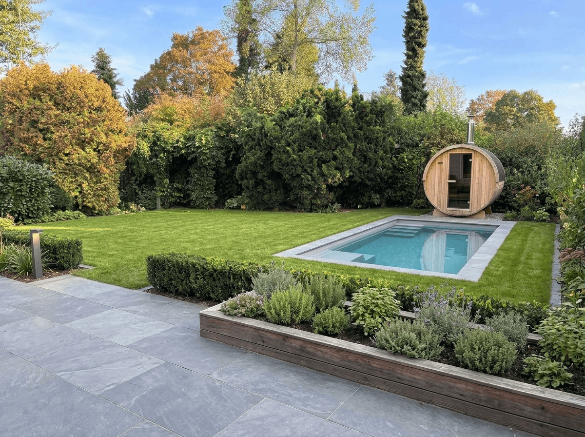 Yard design in no_style style — photo by GenRoom AI