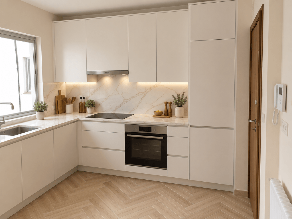 Interior design in Contemporary style — Kitchen by GenRoom AI