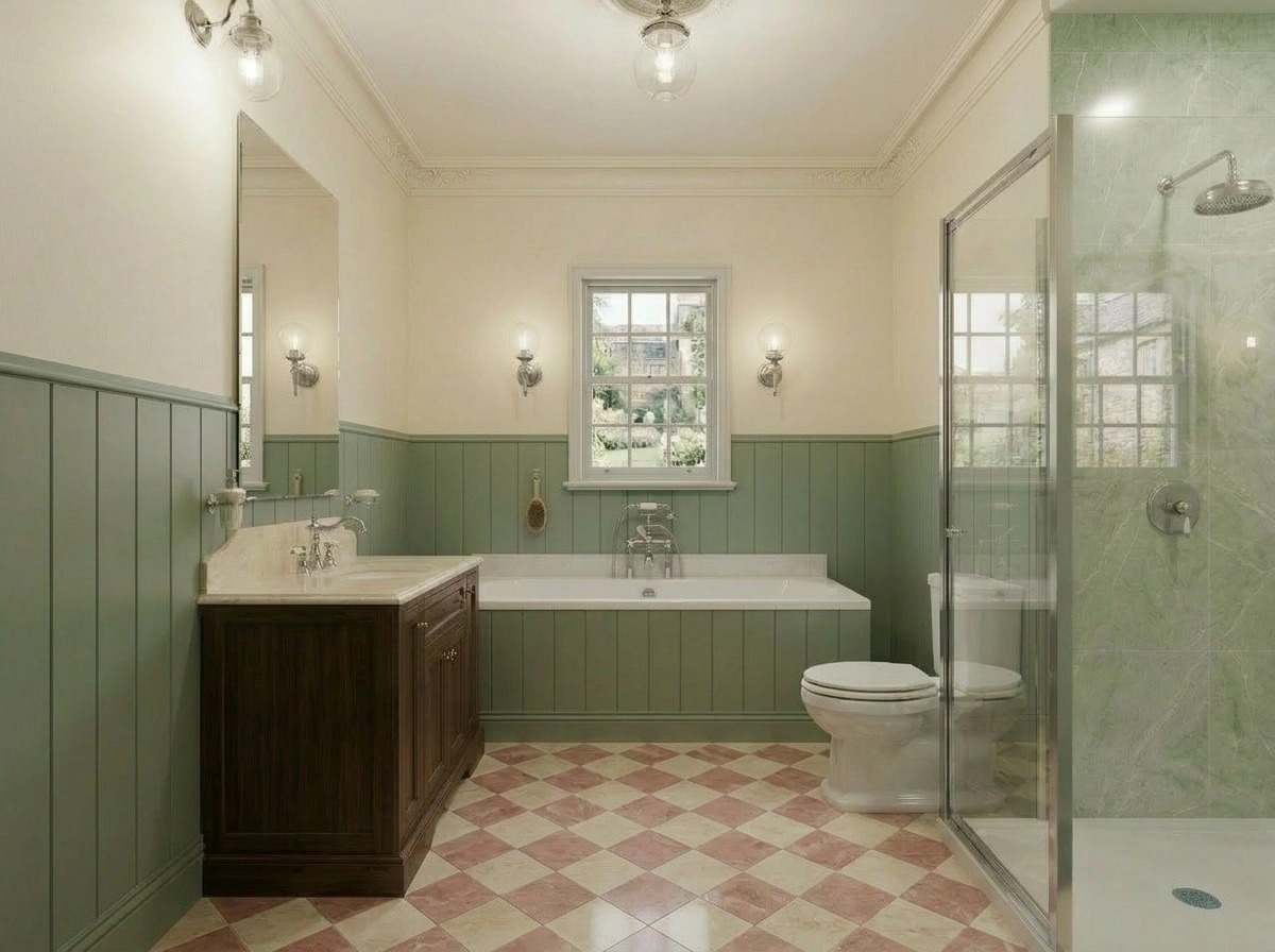 Interior design in Classic style — Bathroom by GenRoom AI