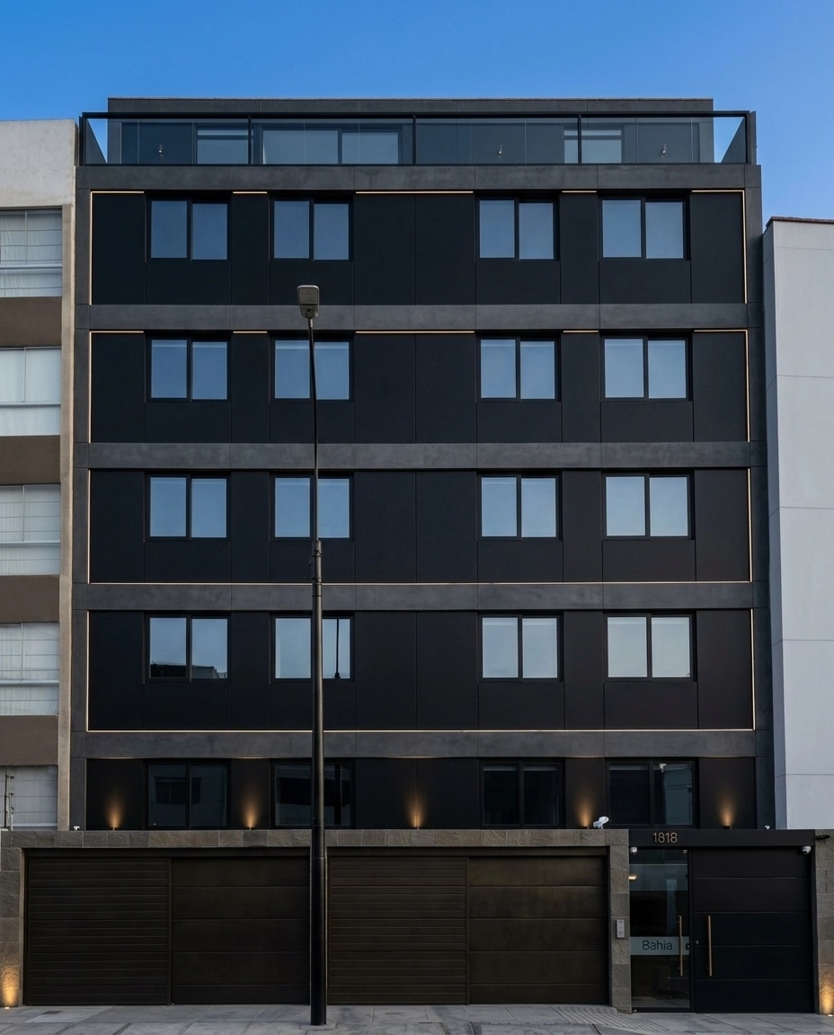 Blacktec Facade Facade design — facade photo by GenRoom AI