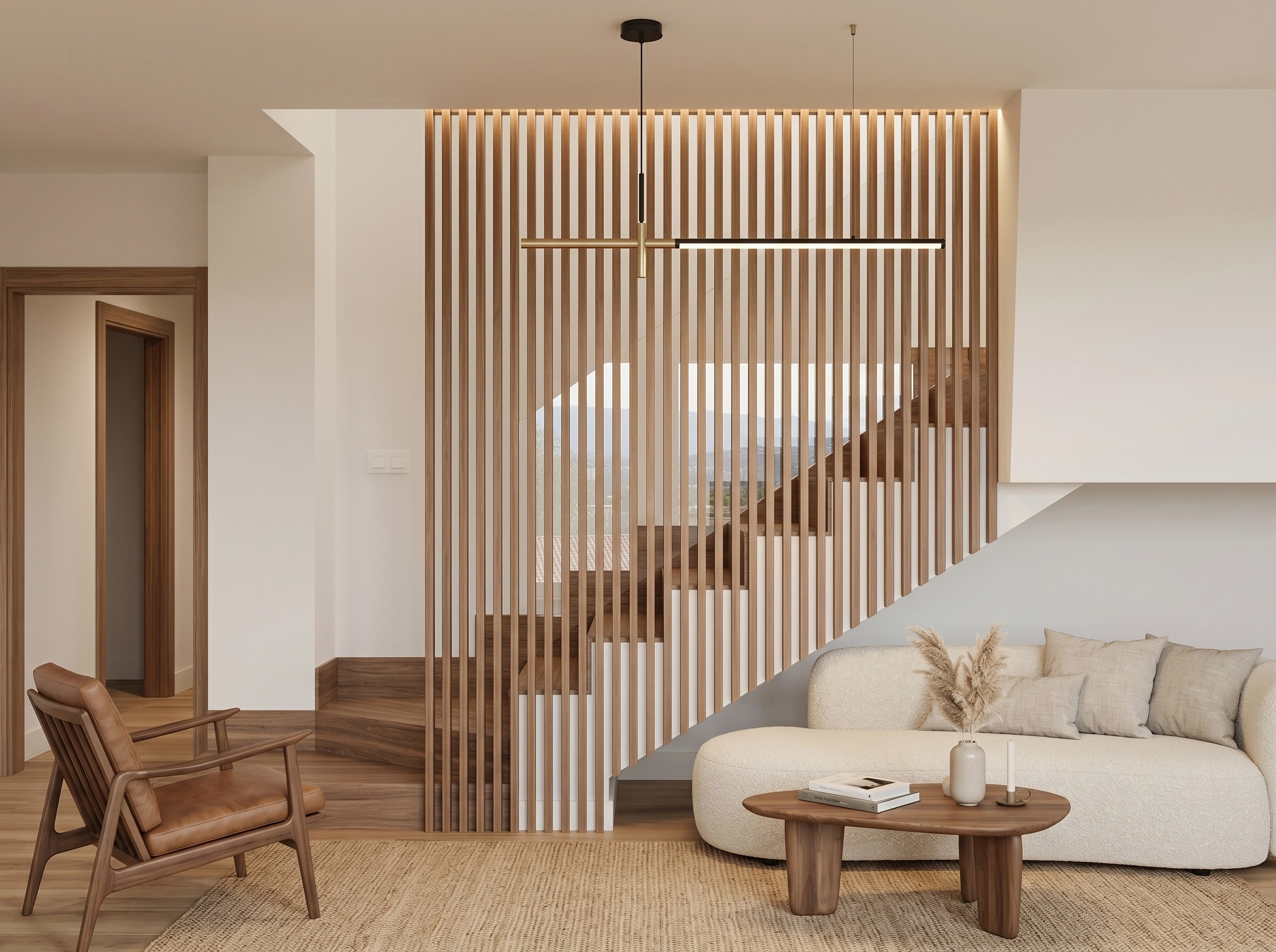 Scandinavian Living Room design — interior photo by GenRoom AI