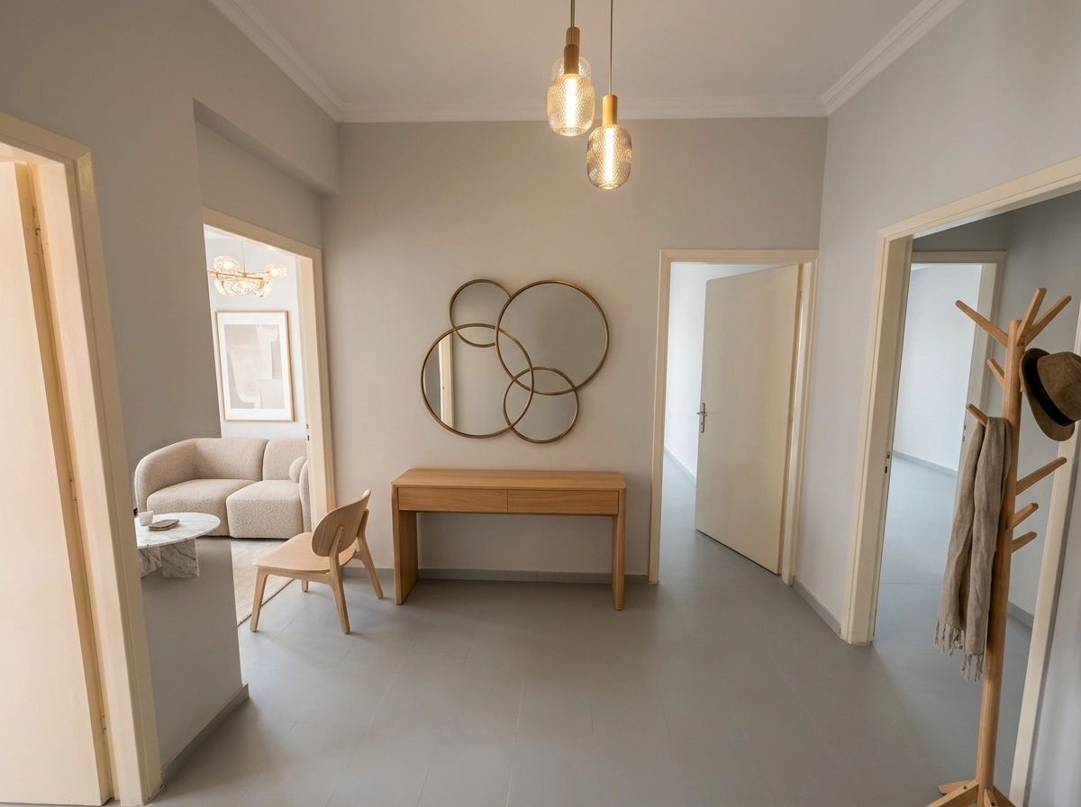 Scandinavian Living Room design — interior photo by GenRoom AI