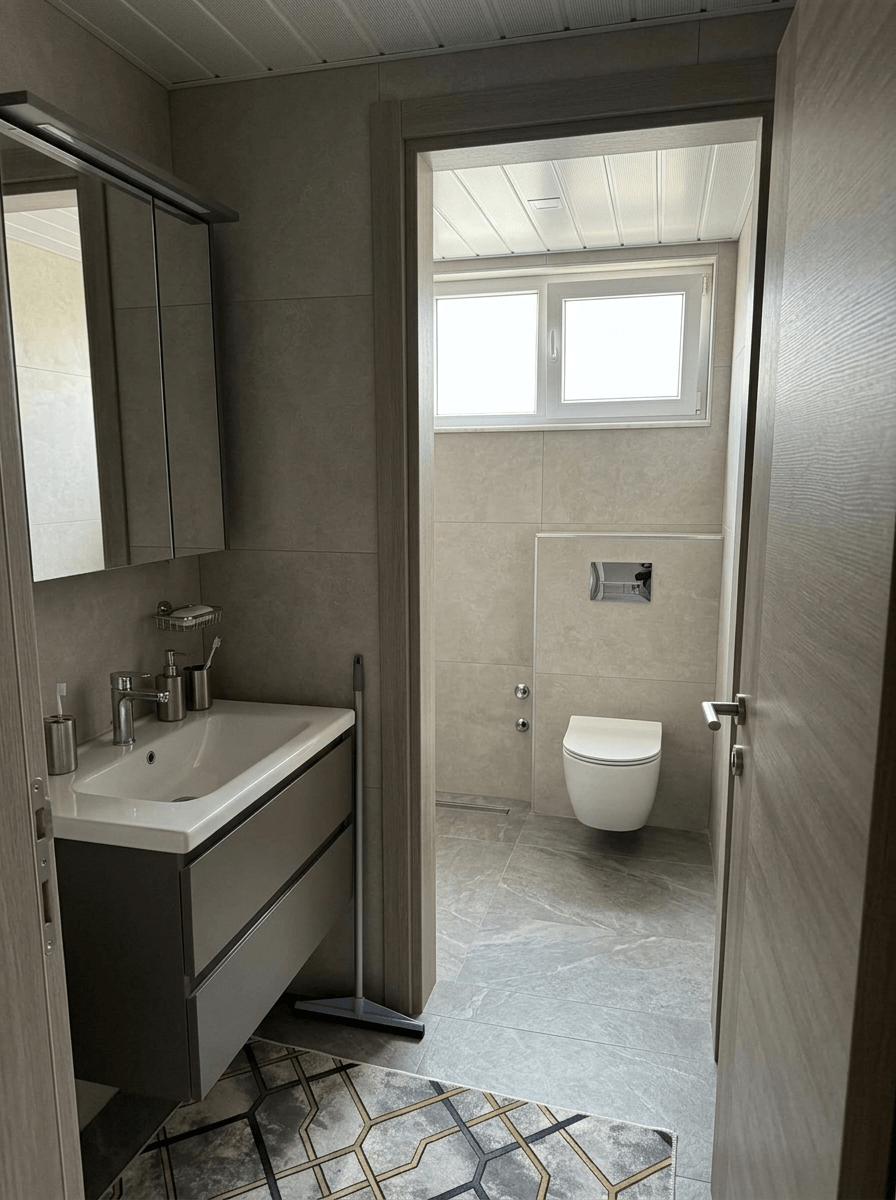 Bathroom interior in no_style style — photo by GenRoom AI