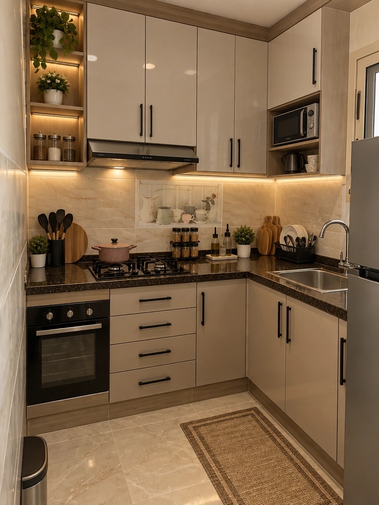 Kitchen interior in no_style style — photo by GenRoom AI