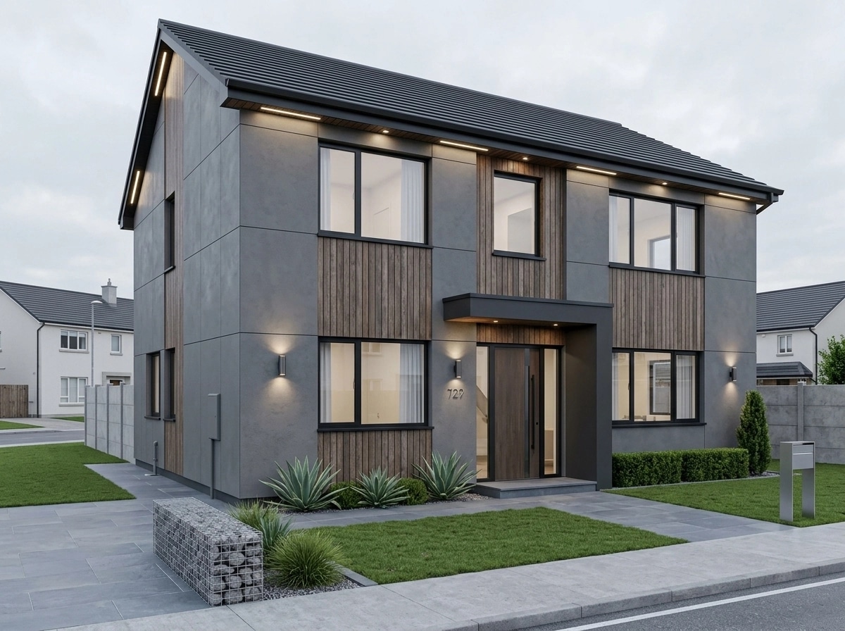 Contemporary Facade Facade design — facade photo by GenRoom AI